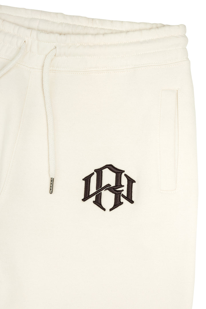 R. W LOGO SWEATPANTS CREAM by RENOWNED WEAR  - SWEATPANT available at RENOWNED WEAR 