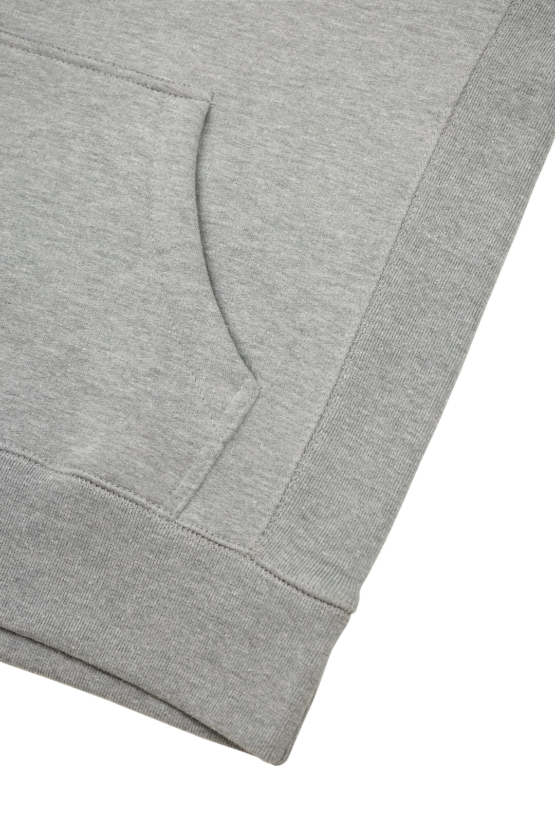 R. W LOGO HOODIE HEATHER GREY by RENOWNED WEAR - HOODIE available at RENOWNED WEAR 