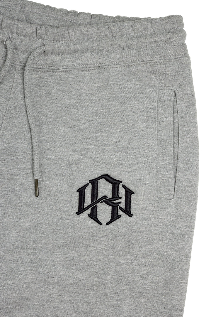 R. W LOGO SWEATPANTS HEATHER GREY by RENOWNEDWEAR - SWEATPANT available at RENOWNED WEAR 