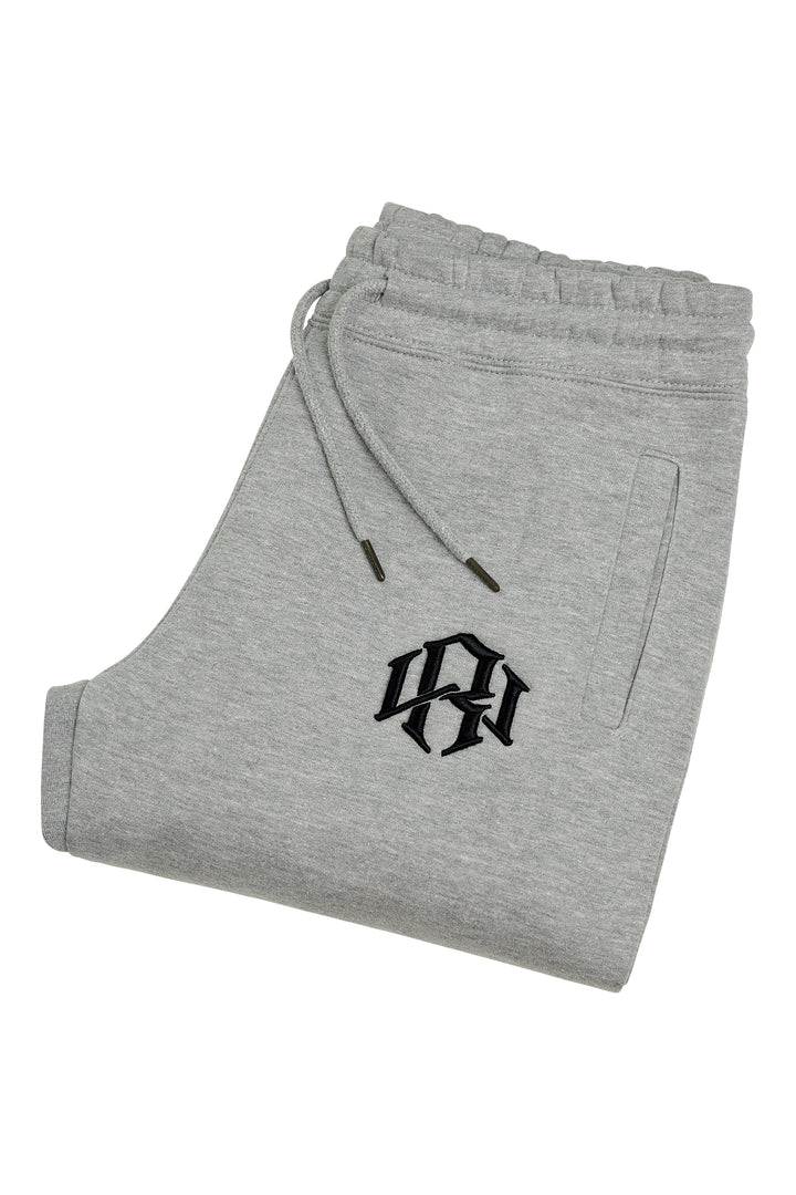 R. W LOGO SWEATPANTS HEATHER GREY by RENOWNEDWEAR - SWEATPANT available at RENOWNED WEAR 