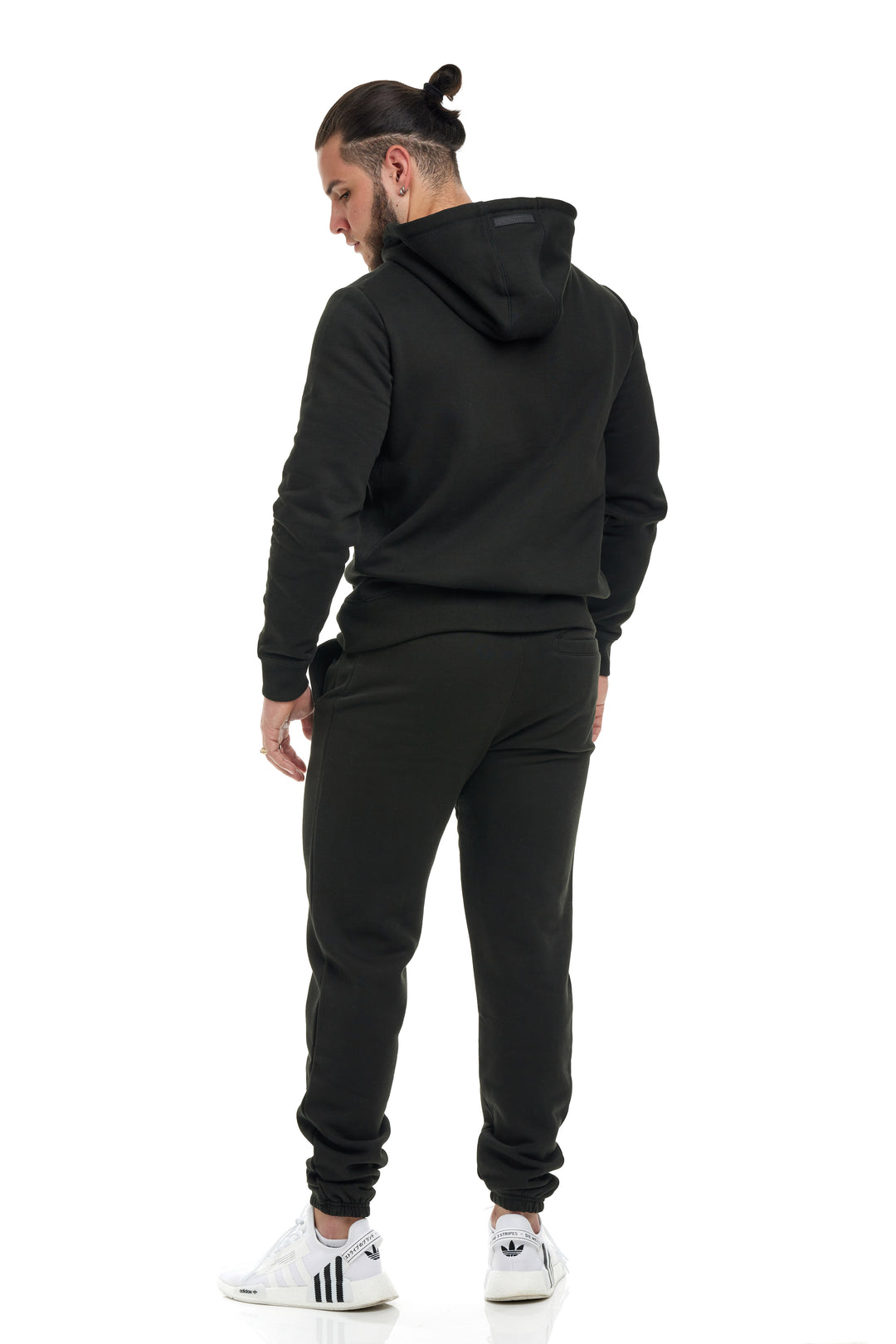 R. W LOGO SWEATPANTS BLACK by RENOWNED WEAR  - SWEATPANT available at RENOWNED WEAR 