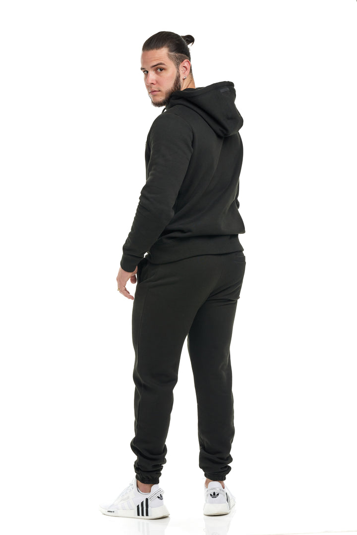 R. W LOGO SWEATPANTS BLACK by RENOWNED WEAR  - SWEATPANT available at RENOWNED WEAR 