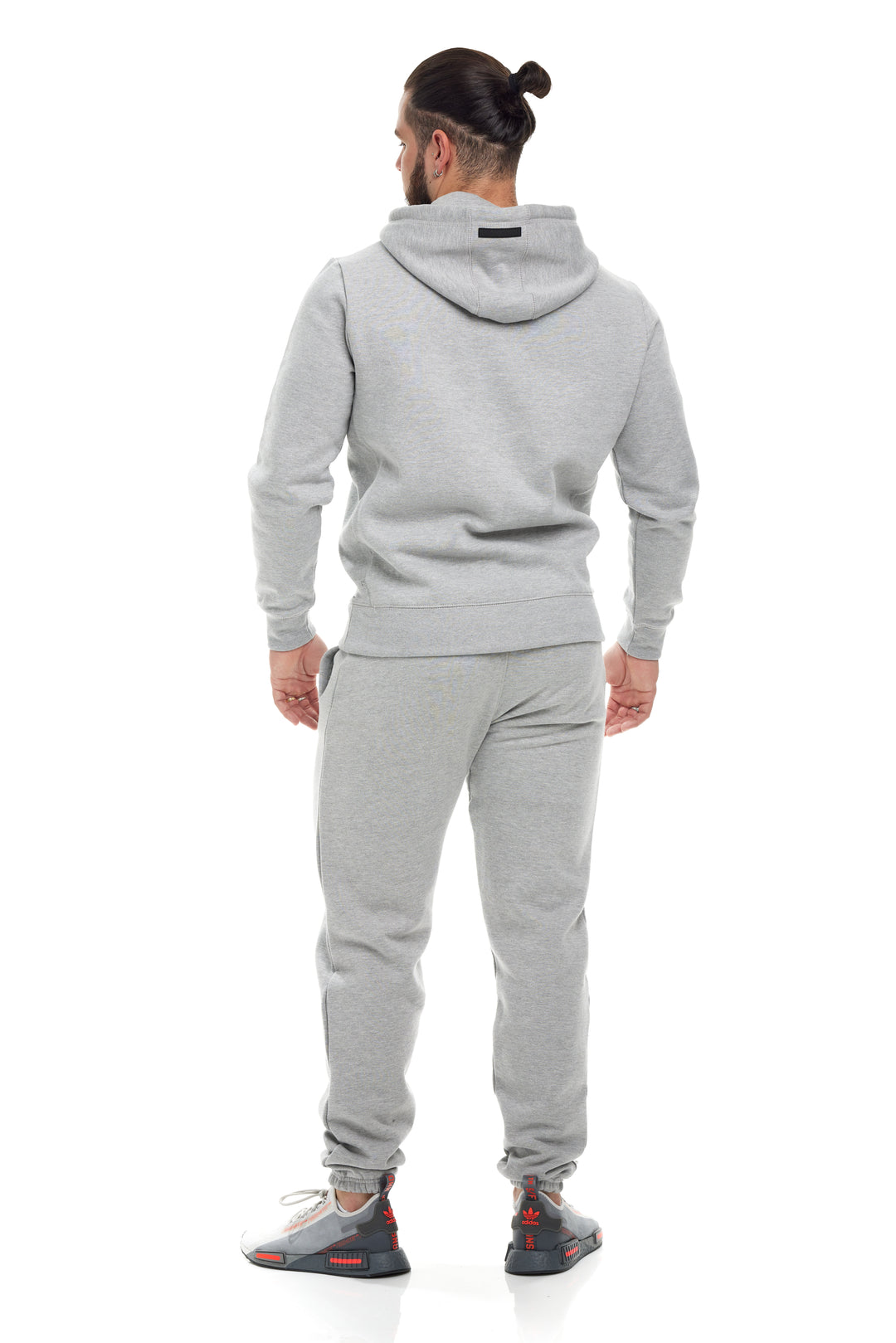 R. W LOGO SWEATPANTS HEATHER GREY by RENOWNEDWEAR - SWEATPANT available at RENOWNED WEAR 
