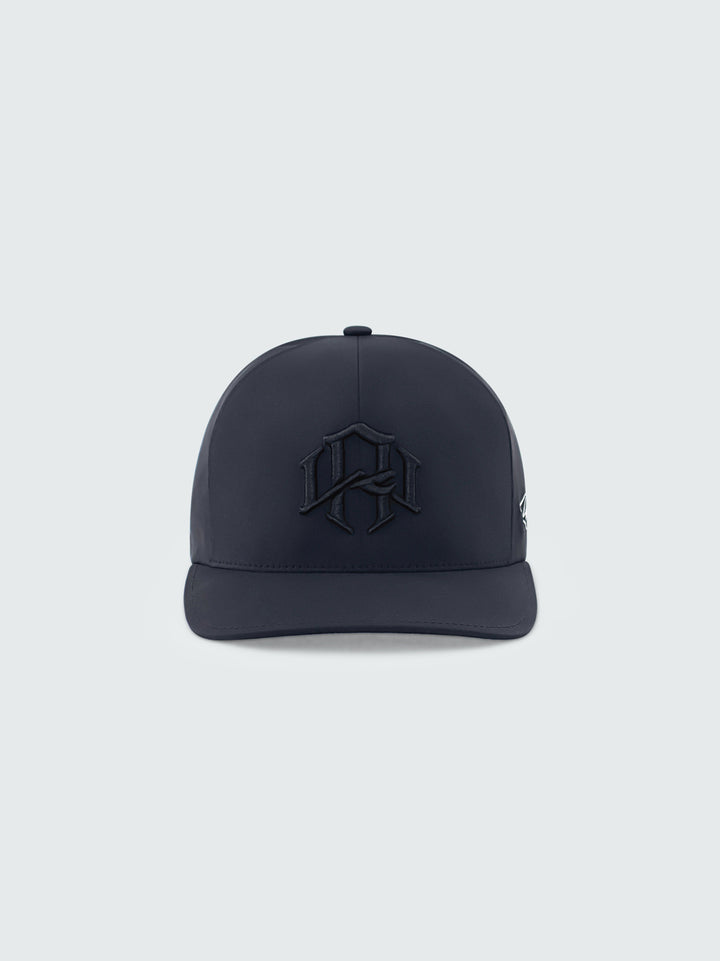 R. W BLACK MONOGRAM MOTIF CAP by RENOWNED WEAR - HATS available at RENOWNED WEAR 