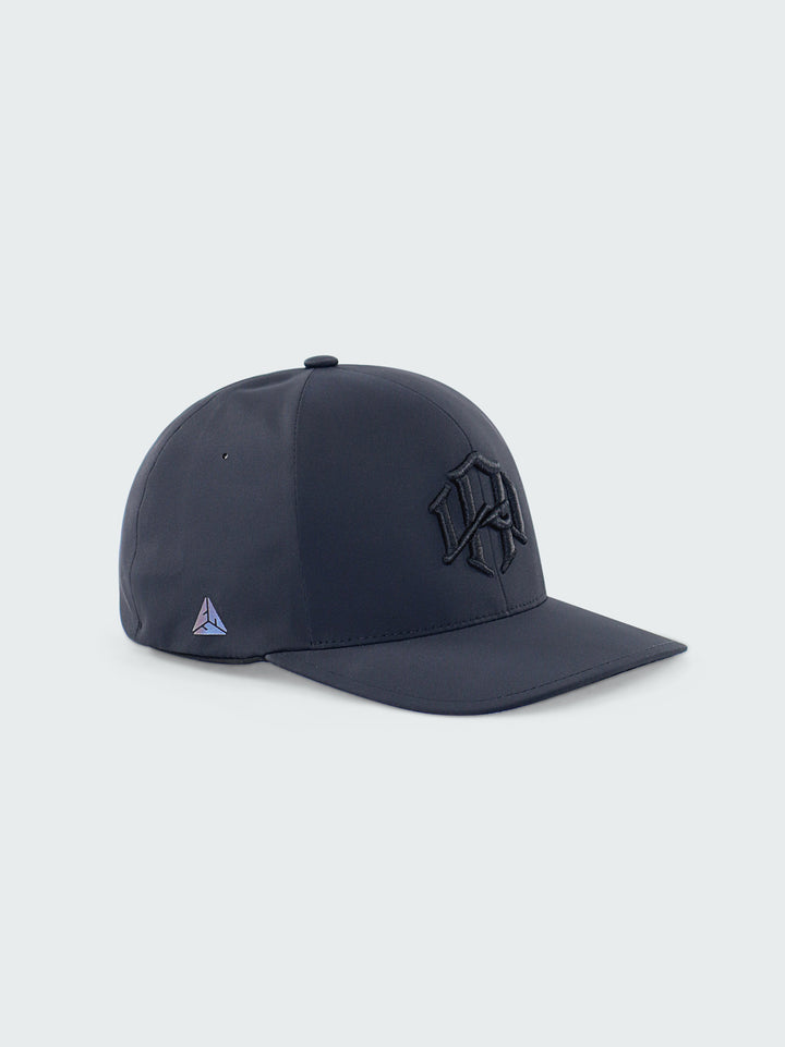 R. W BLACK MONOGRAM MOTIF CAP by RENOWNED WEAR - HATS available at RENOWNED WEAR 
