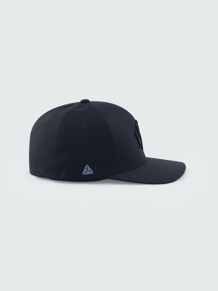 R. W BLACK MONOGRAM MOTIF CAP by RENOWNED WEAR - HATS available at RENOWNED WEAR 