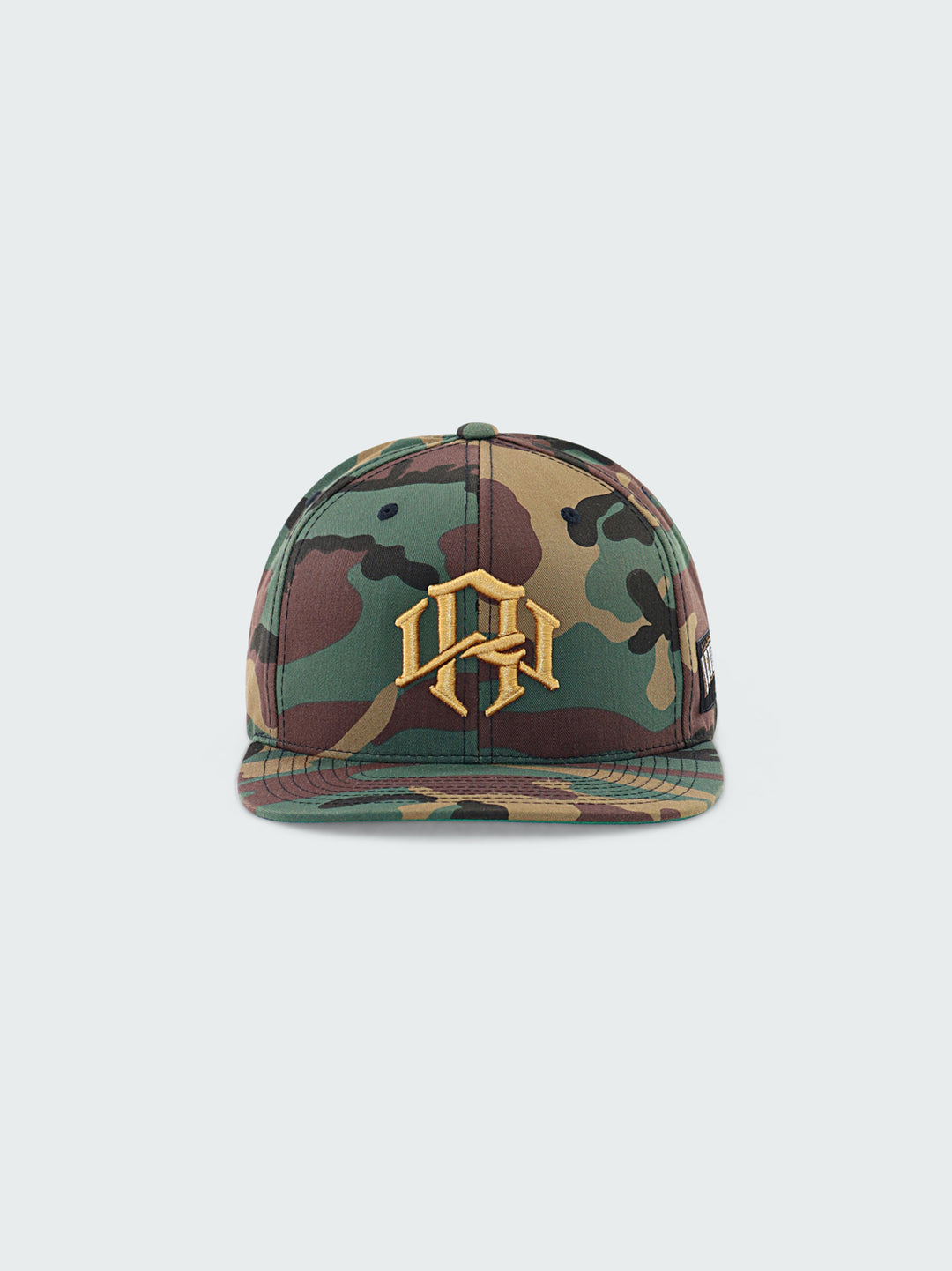 R. W MONOGRAM SNAPBACK CAMO-GOLD by RENOWNED WEAR - HATS available at RENOWNED WEAR 